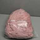 Honeydak Ribbed Rabbit Fur Stuffed Animal Storage Bean Bag Chair Cover (No Filler) Comfy Bean Bag Cover Without Filling or Home Bedroom Decor Organizing Plush Doll Textile Holder(Pink, L)