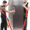 Moving Straps 2-Person Lifting Straps for Moving Furniture, Appliances, Mattresses or Any Item up to 800 lbs Orange