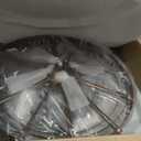 Wellmet Bronze Vintage French Empire Crystal Chandelier, 37" Dia x 41" H