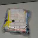 AOBOPLE 36pcs Mesh Zipper Pouch,4.9x6.3 inch Waterproof Zipper Bags with Colored Stickers 9 Colors Plastic Zipper Pouches Small Organizing Bags for Travel Storage and Office Supplies