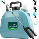 Battery Powered Sprayer 2 Gallon, 7.4V Powful Electric Pump Sprayer in Lawn and Garden with 32'' Wand, Backpack Weed Sprayer for Yard, Fertilizer (Blue)
