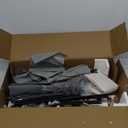  Portable Closet Organizer Storage, Wardrobe Closet with Non-Woven Fabric 14 Shelves, Easy to Assemble, Gray，Designed for Small Apartments