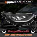 TODO Full LED Headlight Assembly for 2020 2021 2022 HYUNDAI SONATA, 92102-L1100, Right Passenger side