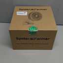 Spider Farmer New Grow Tent Clip Fan 6", EC Motor, Custom 10 Dynamic Wind Speeds and 10-Level Oscillation, Weatherproof IP-54, Powerful Airflow but Quiet for Hydroponics Circulation Cooling