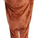 Flying Squirrel Onesie Kids Plush Animal Costume One Piece Pajamas Girls Teen Halloween Cosplay Sleepwear (8-9 Years)