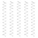 Chrome Plated High-Performance Magazine Springs +13% Power (Large) Compatible with Glock 17, 17L, 18, 22, 31, 34, 35, 37, 5-Pack