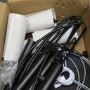 DLLT Modern Floor Lamp for Room: 3Light Black Tree Dimmable Floor Lamps with Beige Shades for Living Room  Arc Standing Lamp for Bedroom  Tall Floor Lamp for Office Corner 3 LED Bulbs Included