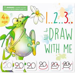 Learning Activity - Drawing with Numbers Educational Game, Perfect for Kids, Preschoolers Who Love Toys, Art and Craft Activities, Gifts for Girls and Boys Ages 3-6