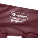 Ksmien Women's 2 in 1 Running Shorts - Lightweight Athletic Workout Gym Yoga Shorts Liner with Phone Pockets (Dark Wine Red, XXL)