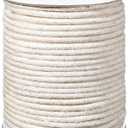 4mm (5/32") Piping Cord for Sewing, 109 Yards Soft Cotton Welt Cord, Beige Braided Cording for Sewing Pillows, Cushions, Upholstery, Welting, Hanging Rope, Home Decor & Craft