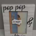 Fathers Day Pop Pop Picture Frames - Grandpa Photo Frame, Grandpa Gifts for Father's Day Birthday from Grandkids Grandchildren, PopPop and Me Grandfather Picture Photo Frames for Home Bedroom Decor, 5x7