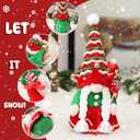 Winter Gnomes Plush Decorations for Home, 2 PCS Handmade Dolls Decor with Gift Box Faceless Elf Dwarf Set for Tree Table Mantel Tiered Tray Ornaments, New Year Festive Gift Collectors