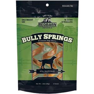 Redbarn Pet Products Bully Springs for Dogs, 3-Count, Pack of 15 Best Before 11-11-2028