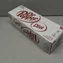 Diet Dr Pepper Soda, 12 fl oz cans, pack of 12 (EXP 06/28/26)