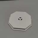 Vinyl Siding Mounting Blocks, Siding Mounting Kit, 130110006001 Octagon Mount Block, Mounting Plate for 1/2 inch Lap and 4 inch to 10 inch Height Siding, White