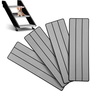 OCEANBROAD EVA Foam RV Step Cover 24''L x 7.5''W 4 Pack, Gray