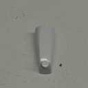 Westbrass E531D-1F-50 5-1/4" Reach Wall Mount Tub Spout with Front Diverter, Powder Coat White
