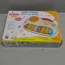 Musical Piano Toy for 1-3 Years Old Toddlers with Keyboard Note, DJ Mixer and Light-Up Buttons - Educational and Fun for Both Boys and Girl