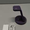 Wireless Charger for Samsung: 3 in 1 Wireless Charging Station for Samsung Galaxy Watch 8 7 6 5 4 3 Pro Classic Galaxy Buds - Charger Dock Stand for S25 S24 Ultra S23 S22 S21 Note Z Fold Android (Purple)