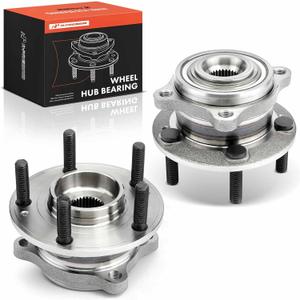 A-Premium 2 x Wheel Bearing and Hub Assembly with 5-Lug Compatible with Hyundai Santa Fe 2007-2020, Santa Fe Sport 2013-2018, Santa Fe XL 2013-2019, Veracruz 2007-2012 & Kia Sorento 2011-2015