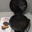 Mueller Heart 5 Waffle Maker, Waffle Iron, Adjustable Browning Control & Nonstick, Cool Touch Handle, Easy to Clean, Small Kitchen Appliances
