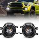OPP ULITE Tacoma Led Fog Lights for Tacoma 2016-2022, 2014-2022 4Runner, 2014-2019 Tundra, 2007-2014 Camry, 6500K 60W Plug N Play 4.5inch Waterproof Driving Fog Lights Assembly Kit,