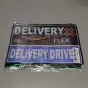 Flex Delivery Driver Car Magnet, 3PCS Frequent Stops Removable Set, Delivery Vehicle Magnet Car Door and Bumper Sign, High Reflective Waterproof Weather-Resistant