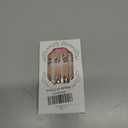 Press on Nails Medium Square French Tip Fake Nails False Nails with Bow Leopard Print Designs Full Cover Acrylic Nails Stick on Nails Glossy Glue on Nails for Women Girls 24Pcs