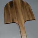 PICNIC TIME Acacia Wood Pizza Spatula Peel, Serving Pizza Paddle with Tapered Handle for Comfort and Steady Grip, Bread Peel and Oven Accessories, Flat Paddle with Beveled Edge (Acacia Wood), One Size