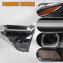 LH LED DRL Projector Headlights Assembly Compatible with 2024-2025 Chevy Trax LT/2RS/Activ Headlamp Left Driver Side 42876952