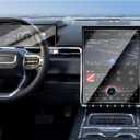 HD Tempered Glass for 2024-2026 GMC Sierra EV16.8" Navigation+11" Dash Screen protector for 2026 Sierra EV Elevation/AT4/AT4X/Denali Navigation Touch Accessories [No Glare & Fingerprint]