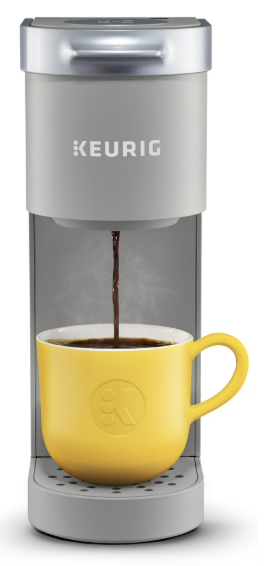 Keurig KMini Single Serve KCup Pod Coffee Maker, 6 to 12oz Brew size, with Cord Storage, Perfect for Small Spaces, Studio Gray
