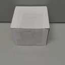 Yungyan 100 Pcs Mini Dessert Plates Cupcake Plates 3.5 Inch Silver Scalloped Rim Mini Paper Dessert Dish for Cake DIY Baking Party Wedding Birthday