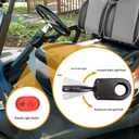 10L0L Golf Cart Headlight Kit for EZGO RXV 08-15 G&E Carts with Headlights Taillights Turn Signals Switch Horn Brake Lights Harness,12V Golf Cart Street Legal Light Kit (NOT FIT RXV II)
