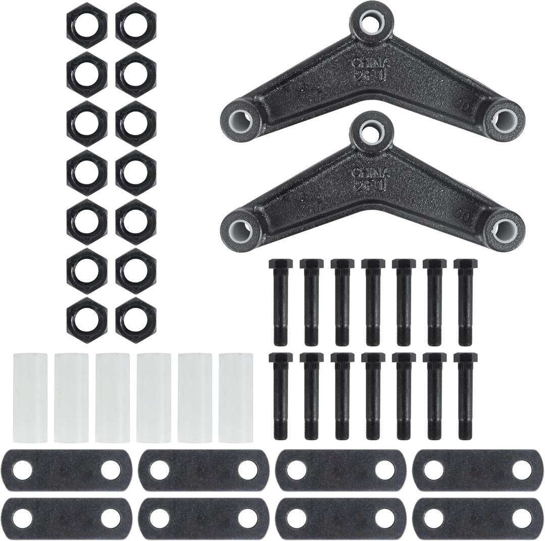 Trailer Shackle kitTrailer Parts, Trailer Spring Hanger kit, Trailer Equalizer, Uitable for Double Eye Spring (3.5K -5.2K axis)