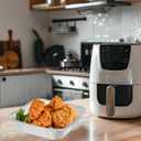 50 PCS Air Fryer Liners Disposable Aluminum Foil Liners 8" x 8" Square Airfryer Liners Non-stick Air Fryer Paper Oven Basket Food Grade Aluminum Foil Pans for Baking, Frying, Grilling, Roasting