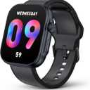 Smart Watch, PPG Blood Pressure Monitor, AI Running Plan, 3ATM Waterproof Fitness Tracker, 1.99" AMOLED Display, Heart Rate Blood Oxygen Sleep Monitoring, Smartwatch Compatible with Android and iOS (Black)