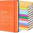 Moinchore 36 Pack Team Appreciation Gifts Bulk Mini Motivational Pocket Notebooks A6 Small Leather Journals Inspirational Notepads Gifts for Employee Coworker Staff Teacher Nurse Group(Bright Color)