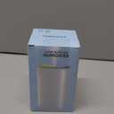 Portable Mini Humidifiers for Bedroom, 400ml Aroma Diffuser for Home Personal Desktop Plant Humidifier Indoor Fragrance Aroma Diffuser with 2 Modes, Night Light and Auto-Off Small Diffuser for Car (Black)