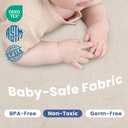 Huloo Sleep Baby Play Mat for Floor,1.3" Thick Memory Foam Tummy Time Mat,Soft Coral Velvet Nursery Rug,Extra Large Non Slip for Crawling,Toddlers,Infants,Kids,Tatami Style for Living Room(Beige)