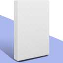 3"x24"x38" Mini Mattress, 38" Lx24 W Premium Foam Mattress, Waterproof Soft Breathable Outer Cover, White