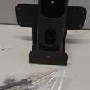 Anti-Theft Blink Doorbell Mount, Drill-Free Door Mount for Blink Video Doorbell (2nd Gen), Doorbell Bracket Holder with Rain Cover Not Block Doorbell Sensor Easy to Install for Business, Dorm, Rentals (Black)