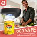 Handsfree Smart Touch Rechargeable Electric Can Opener Easy Flex Side Cut All Can Sizes with LED Display and Smooth Edge Safety for Arthritis & Seniors, Auto Kitchen Gadget (Black)