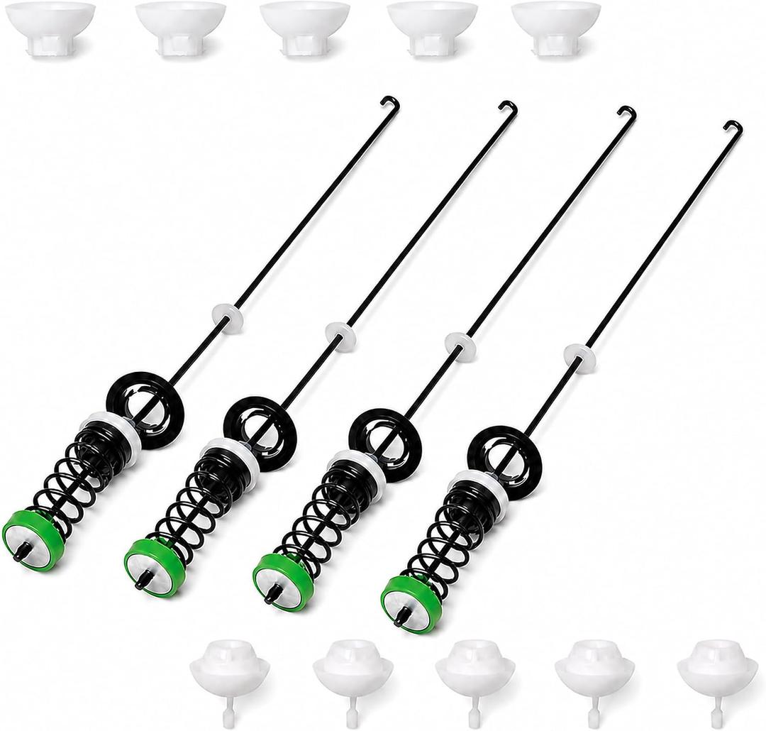 W11130362 Washer Suspension Rods for Whirlpool Maytag Kenmore Washer Parts, Replaces W10594080 W10735786 WTW5000DW2 MVWX655DW1