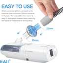 6PCs CPAP Filters for CPAP & BiPAP, Redesigned Inline Filters Without Airflow Resistance, Improved Filtration Efficency Providing Cleaner Airflow, Compatible with Most CPAP Tubing & Machines