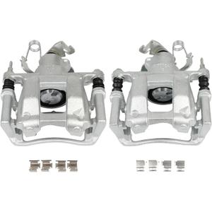 cciyu 18B5517 18B5516 Rear Left & Right Brake Caliper With Bracket For Ford For Transit-150/For Transit-250/For Transit-350/For Transit-350 HD