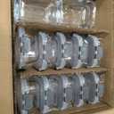 M MCIRCO [14-Pack, 13 oz 1.5 Cup Glass Meal Prep Containers, Small Glass Food Storage Containers with Lids, Airtight Lunch Containers, Microwave, Oven, Freezer and Dishwasher Friendly, BPA-free