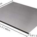 Stainless Steel Cutting Board with Counter Lip, Extra Large Chopping Board for Kitchen,Metal Cutting Board for Veggies,Meat,Fruits,Bread and Baking （80 x 50cm/31.5 x 19.7 inch）