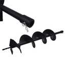 6-inch Auger Bit 3/4-inch Inside Diameter Gas Driven Auger Bit for Rear Fence Hole Digger