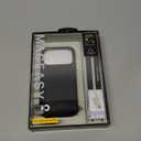 MAGEASY Compatible with iPhone 17 Pro 6.3" Wallet Case with Crossbody Strap - Coin Purse & Card Slot, with Leather Crossbody Lanyard, 16ft Ultimate Drop Protection | Pouch (Black)